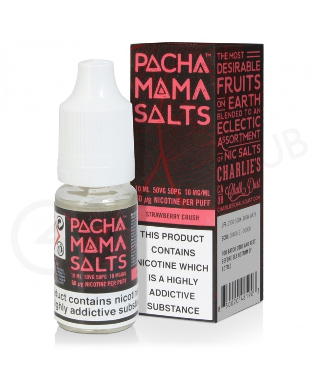 Strawberry Crush Nic Salt E-Liquid by Pacha Mama