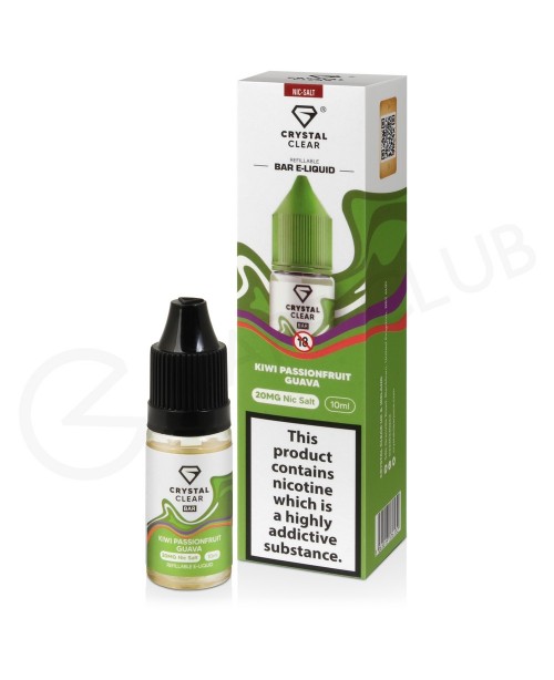 Kiwi Passionfruit Guava Nic Salt E-Liquid by Cryst...