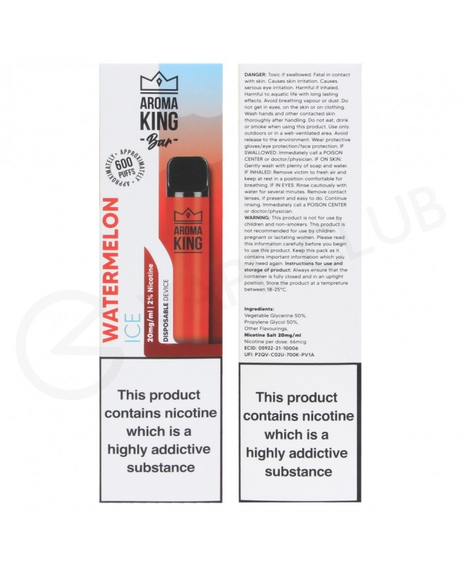 Watermelon Ice Aroma King Disposable Vape Watermelon Ice Aroma King Disposable Vape