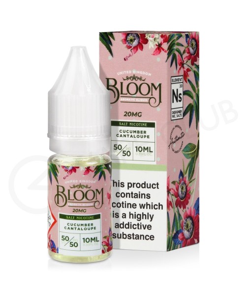 Cucumber Cantaloupe Nic Salt E-Liquid by Bloom
