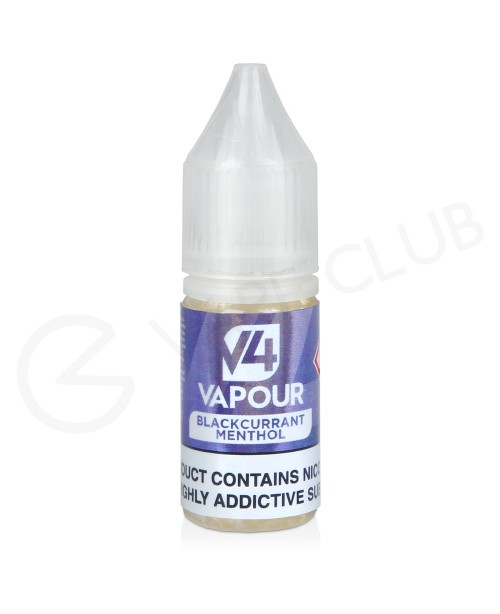 Blackcurrant Menthol E-Liquid by V4 Vapour