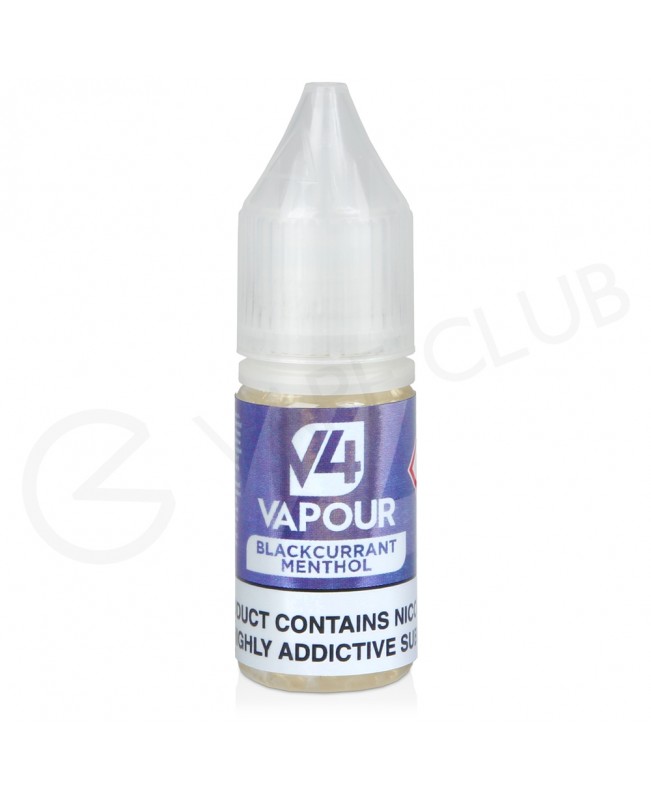 Blackcurrant Menthol E-Liquid by V4 Vapour