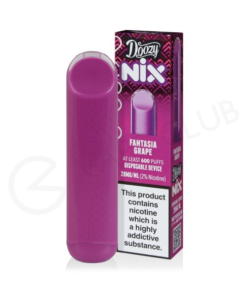 Fantasia Grape Doozy Nix Disposable Vape