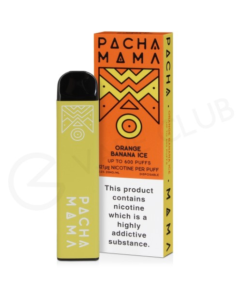 Orange Banana Ice Pacha Mama Disposable Vape