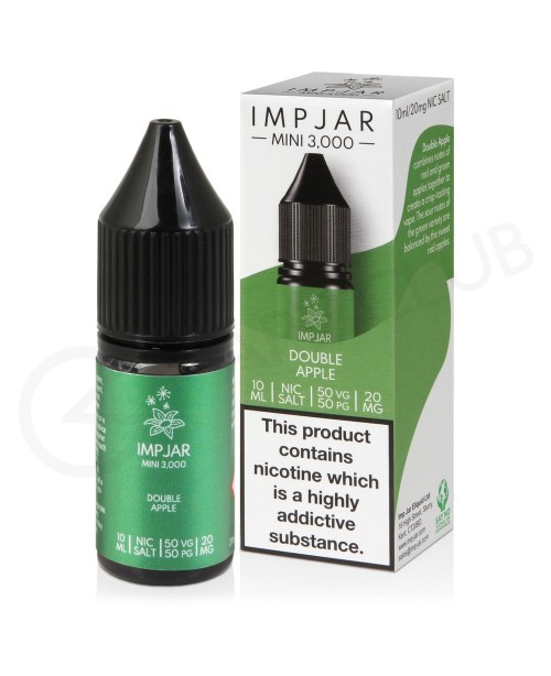 Double Apple Nic Salt E-Liquid by Imp Jar