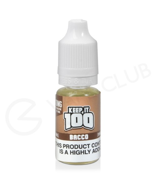 Bacco Nic Salt E-Liquid by Keep It 100 Salts