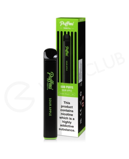 Sour Apple Puffmi TX600 Pro Disposable Vape