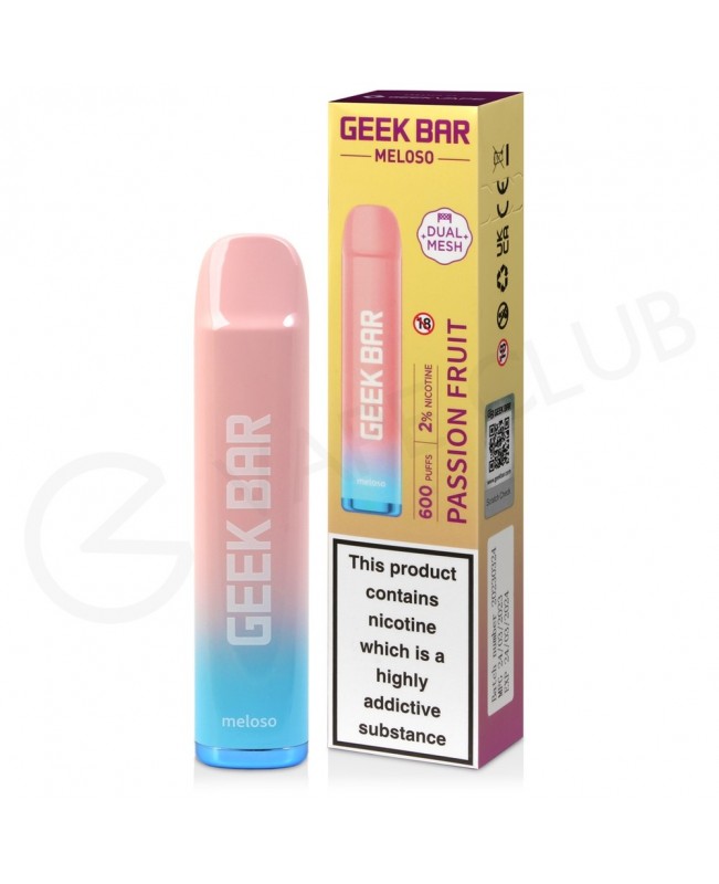 Passion Fruit Geek Bar Meloso Disposable Vape