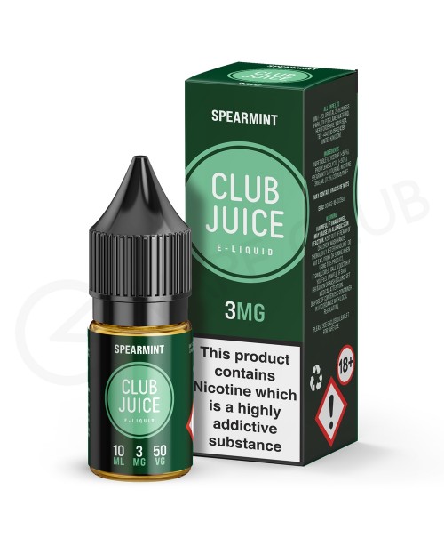 Spearmint E-Liquid by Club Juice 50/50
