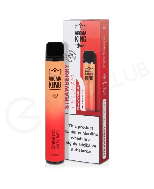 Strawberry Ice Cream Aroma King Disposable Vape Strawberry Ice Cream Aroma King Disposable Vape