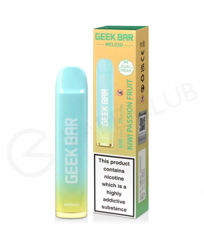 Kiwi Passion Fruit Geek Bar Meloso Disposable Vape