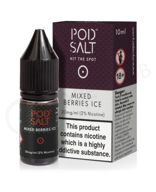 Mixed Berries Ice Nic Salt E-Liquid by Pod Salt