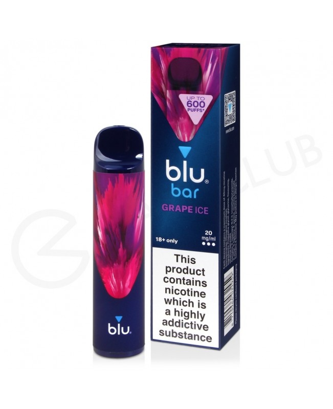 Grape Ice Blu Bar Disposable Vape