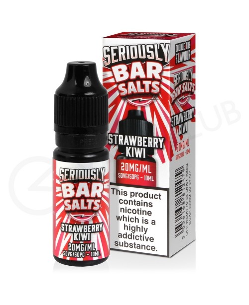 Strawberry Kiwi Nic Salt E-Liquid by Seriously Bar...