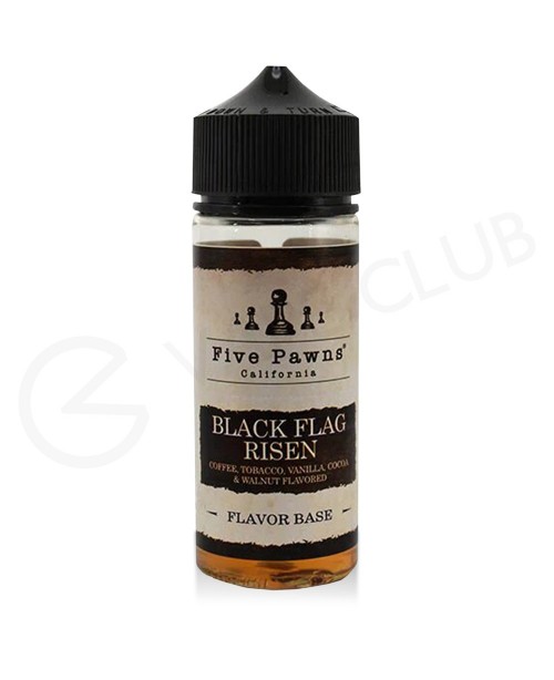 Black Flag Risen Shortfill E-Liquid by Five Pawns ...