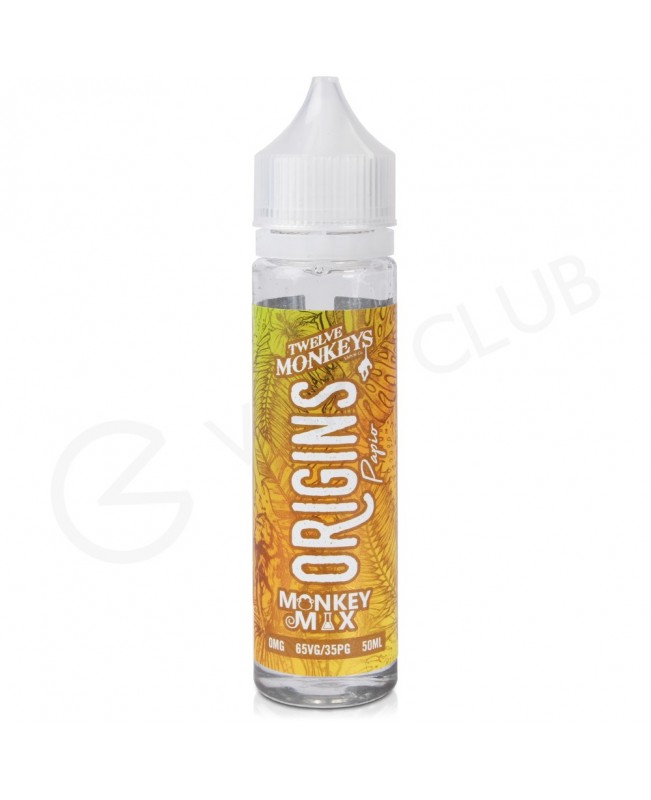 Papio Shortfill E-liquid by Twelve Monkeys Origins 50ml
