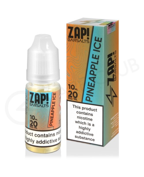 Pineapple Ice Nic Salt E-Liquid by Zap Bar Salts