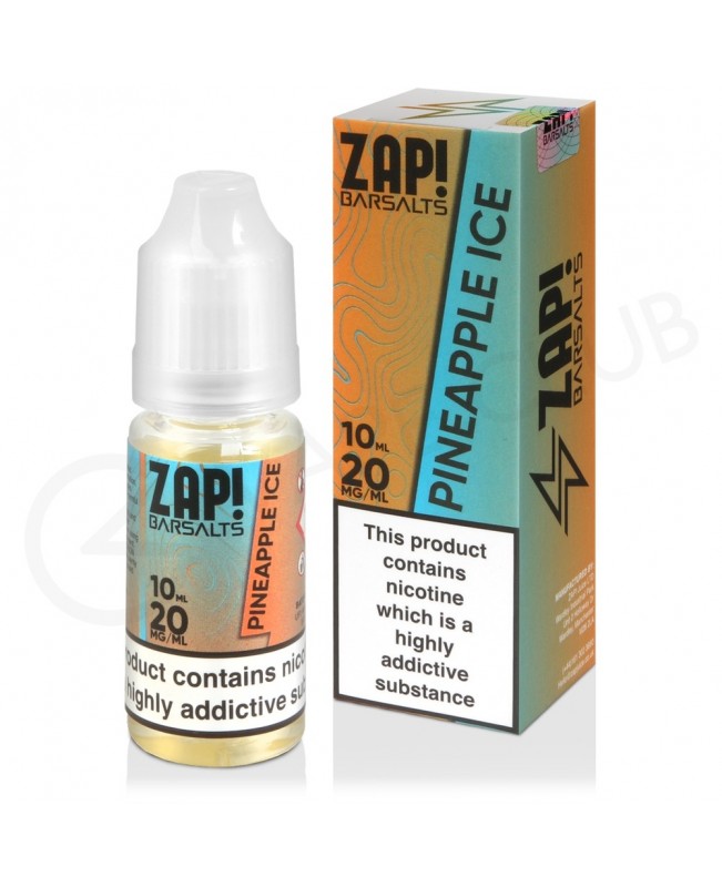 Pineapple Ice Nic Salt E-Liquid by Zap Bar Salts