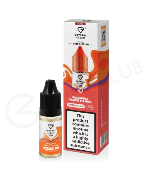 Pineapple Peach Mango Nic Salt E-Liquid by Crystal...