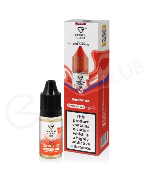 Energy Ice Nic Salt E-Liquid by Crystal Clear