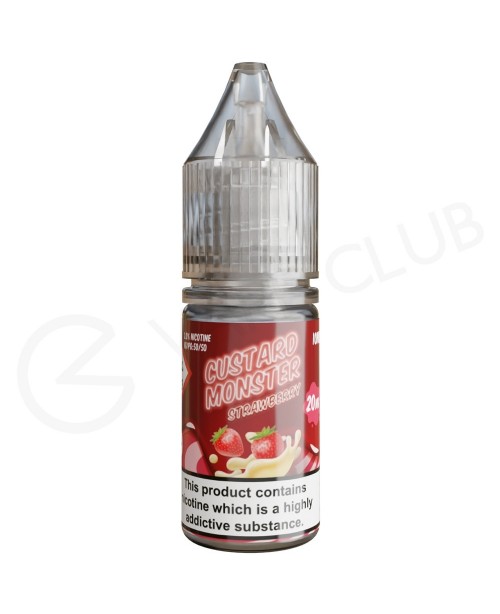 Strawberry Custard Nic Salt E-Liquid by Custard Mo...