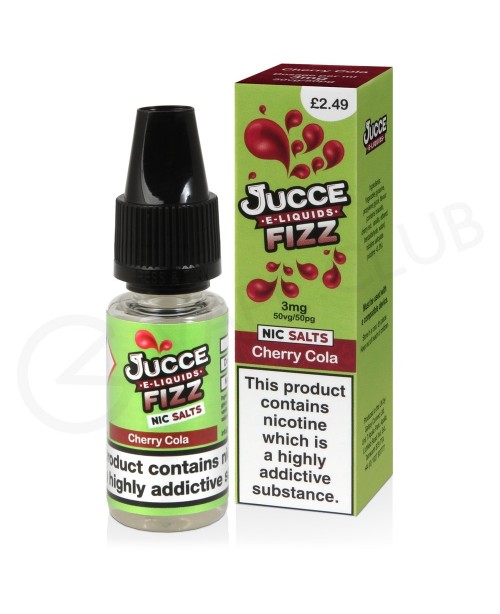 Cherry Cola Nic Salt E-Liquid by Jucce Fizz