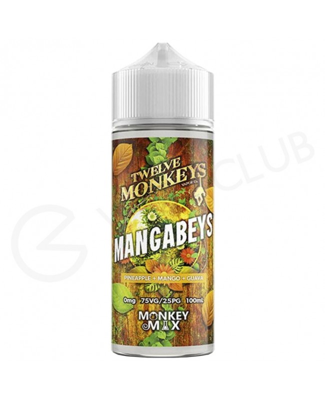 Mangabeys Shortfill E-Liquid by Twelve Monkeys 100ml