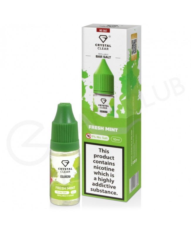 Fresh Mint Nic Salt E-Liquid by Crystal Clear