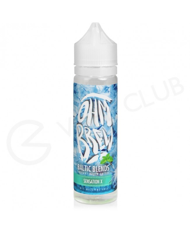 Sensation X Shortfill E-liquid by Ohm Brew Baltic Blends 50ml
