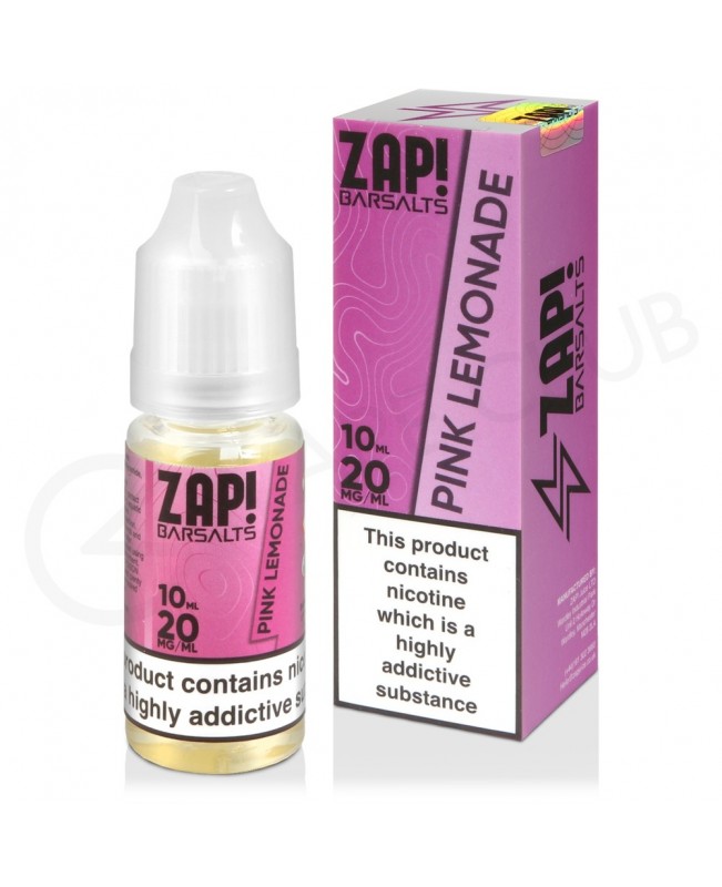 Pink Lemonade Nic Salt E-Liquid by Zap Bar Salts