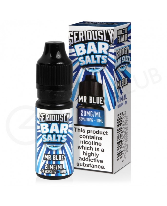 Mr Blue Nic Salt E-Liquid by Seriously Bar Salts