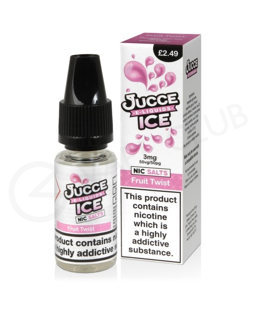 Fruit Twist Nic Salt E-Liquid by Jucce Ice