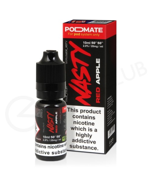 Red Apple Podmate Nic Salt E-Liquid by Nasty Juice