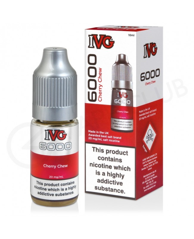 Cherry Chew Nic Salt E-Liquid by IVG 6000 Salts