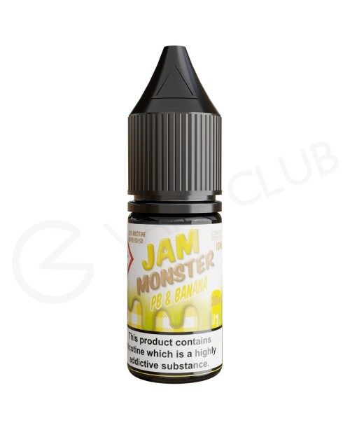 PB & Banana Jam Nic Salt E-Liquid by Jam Monst...