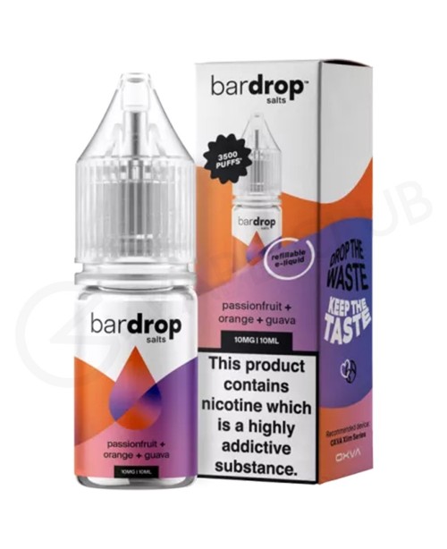 Passionfruit Orange Guava Nic Salt E-Liquid by Bar...