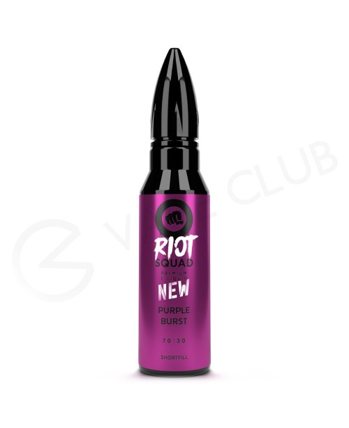 Purple Burst Shortfill E-Liquid by Riot Squad 50ml