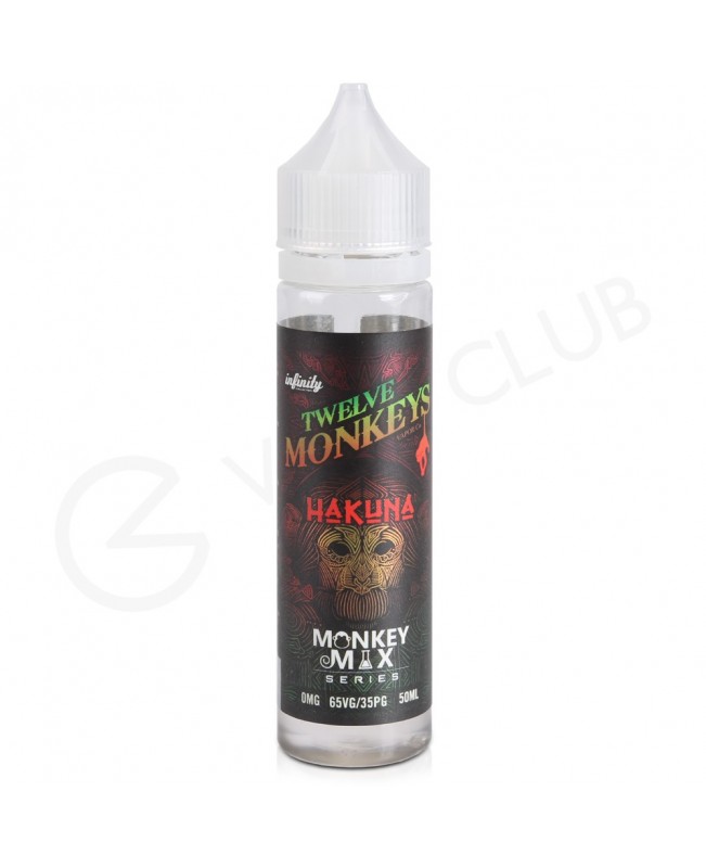 Hakuna Shortfill E-liquid by Twelve Monkeys 50ml