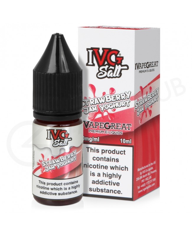 Strawberry Jam Yoghurt Nic Salt E-Liquid by IVG