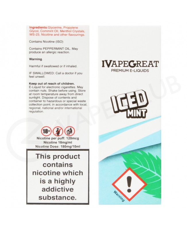 Iced Mint E-Liquid by IVG 50/50