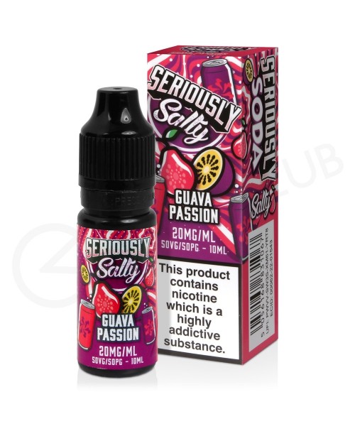 Guava Passion Nic Salt E-Liquid by Seriously Soda