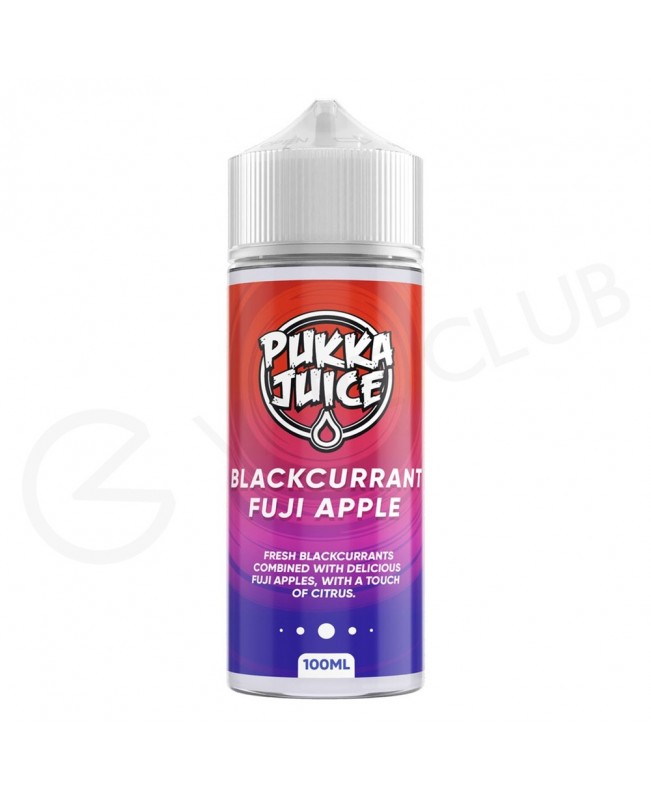 Blackcurrant & Fuji Apple Shortfill E-Liquid by Pukka Juice 100ml