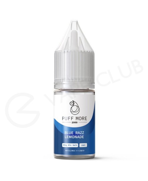 Blue Razz Lemonade Nic Salt E-Liquid by Puff More