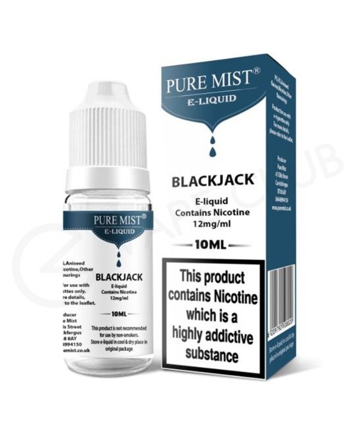 Blackjack E-Liquid by Pure Mist