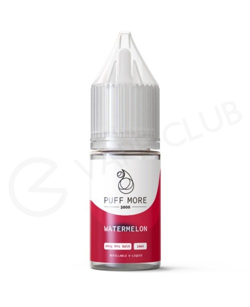 Watermelon Nic Salt E-Liquid by Puff More