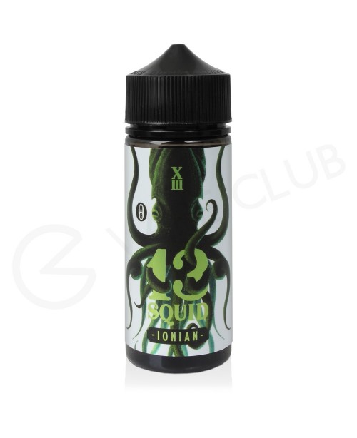 Ionian Shortfill E-Liquid by 13 Squid 100ml