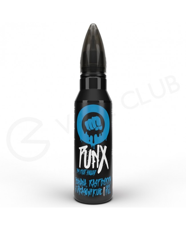 Banana Raspberry & Dragon Fruit Shortfill E-Liquid by Punx 50ml