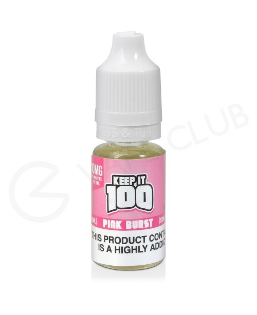 Pink Burst Nic Salt E-Liquid by Keep It 100 Salts