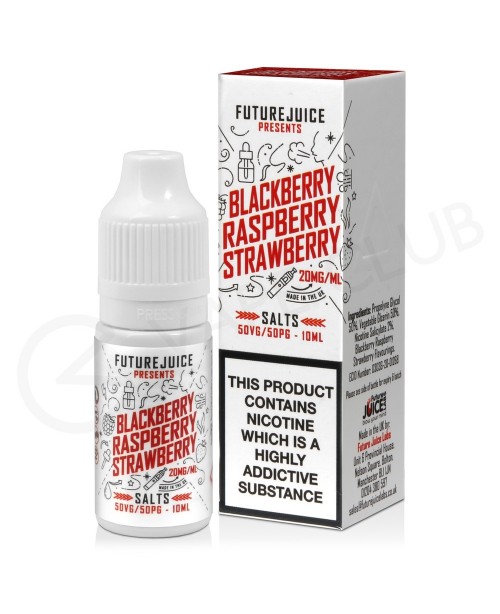 Blackberry Strawberry Raspberry Nic Salt E-Liquid ...