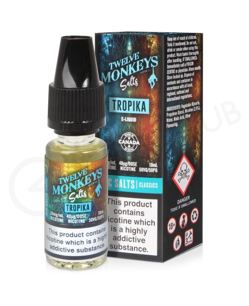 Tropika Nic Salt E-Liquid by Twelve Monkeys